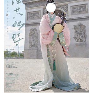 Chinese Hanfu Ancient Winter/Fall Dress Zhanguo Pao Zhiju+top+skirt+waistband